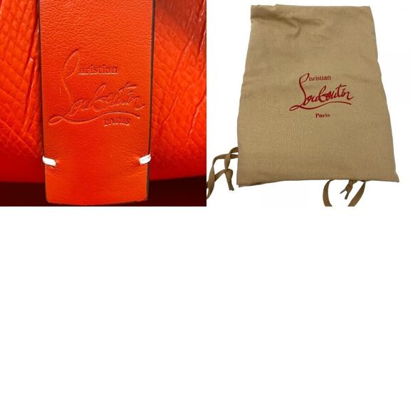 Louboutin Cabata White Cl Embossed #138751C91B - Picture 10 of 10